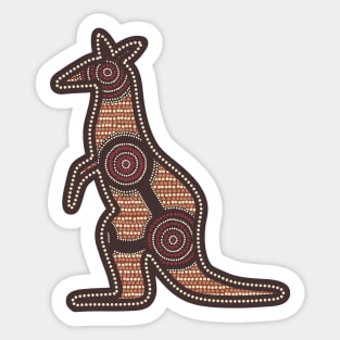 Awesome Aboriginal Dot Art Sticker